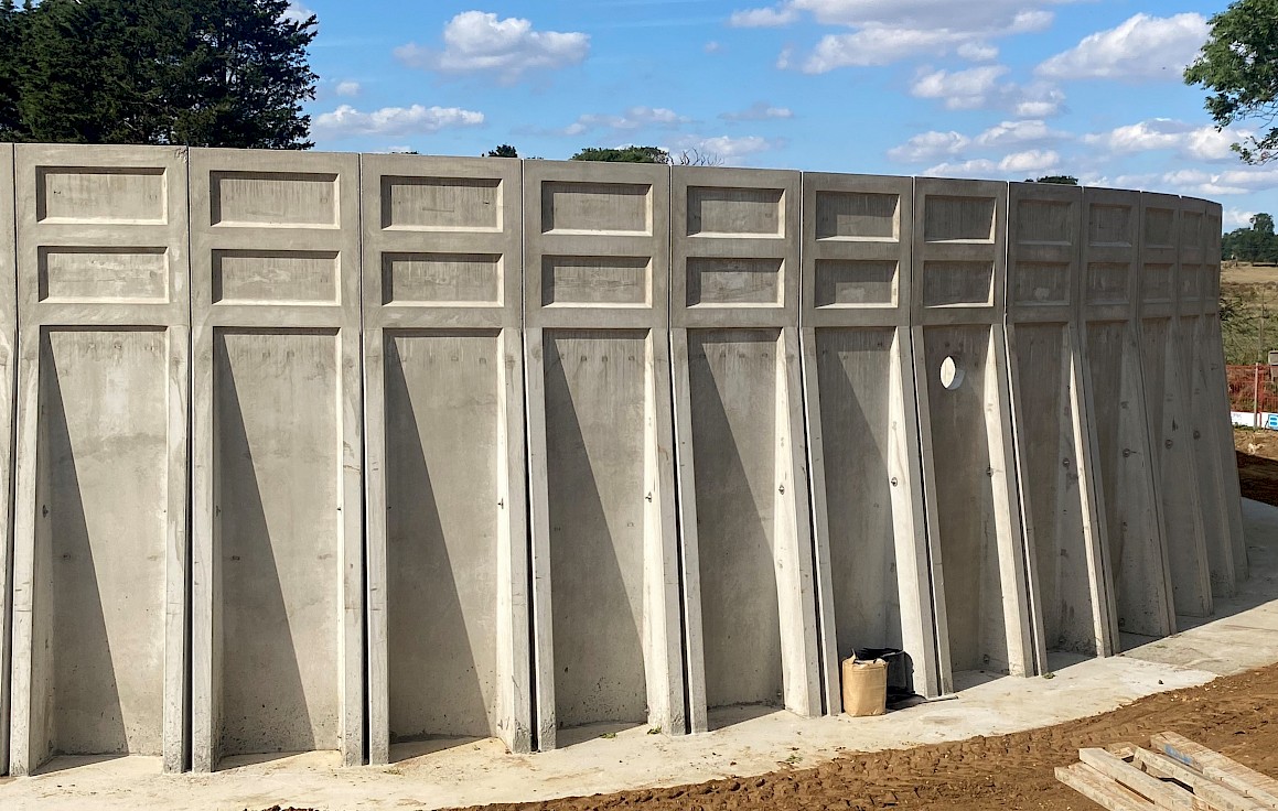 Sealwall Liquid Holding Tank Newly Built on site