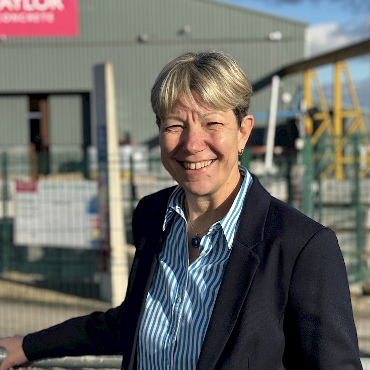 Nicky Phillips, Business Development Manager for Naylor Concrete South